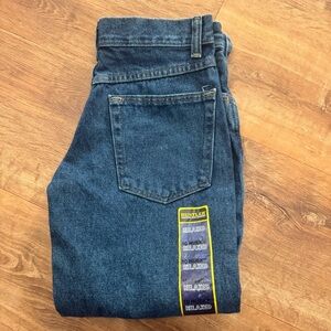 NWT Rustler Boys Relaxed Fit Husky Jeans Size 10 Blue Denim 100% Cotton Durable